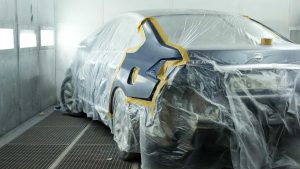 Подготовленное авто для кузовного ремонта