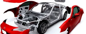 Автомобиль в разборе по кузовным запчастям
