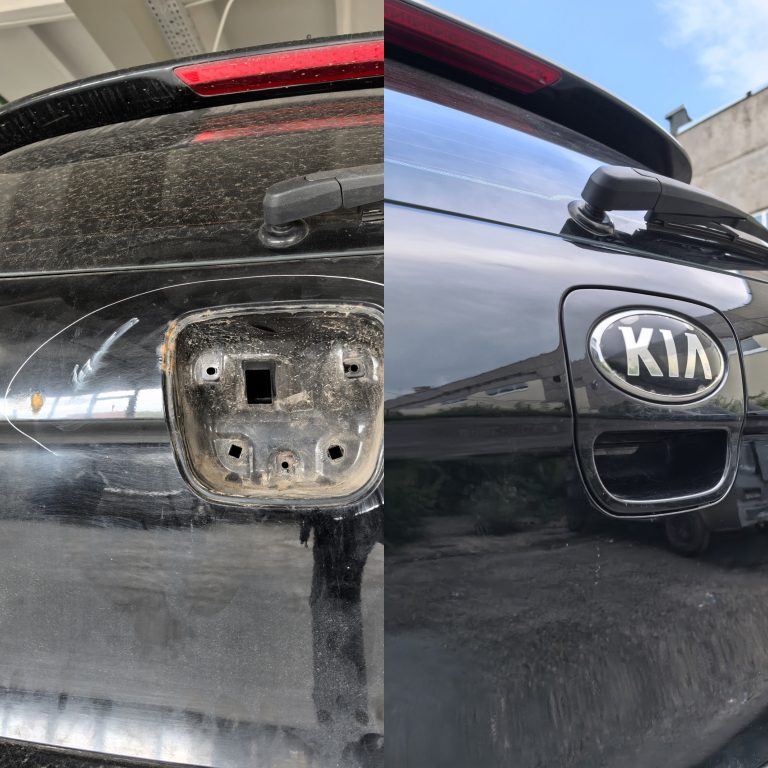 Локальный ремонт коррозии крышки багажника